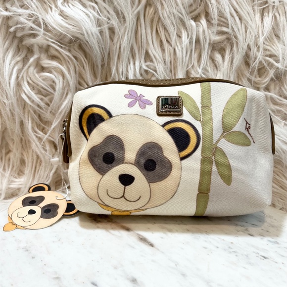 Not THUN Panda Bamboo Butterfly Zip Pouch - Picture 9 of 9